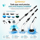 Turbo Clean - Escova De Limpeza Elétrica 9 em 1, Sem Fio, Recarregável
