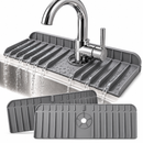 Kit Pia Organizada 4 em 1 | Tapete de Silicone + Porta Talher Inox + Borrifador de Óleo