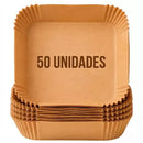 Kit 50 Formas de Silicone Antiaderente para Air Fryer