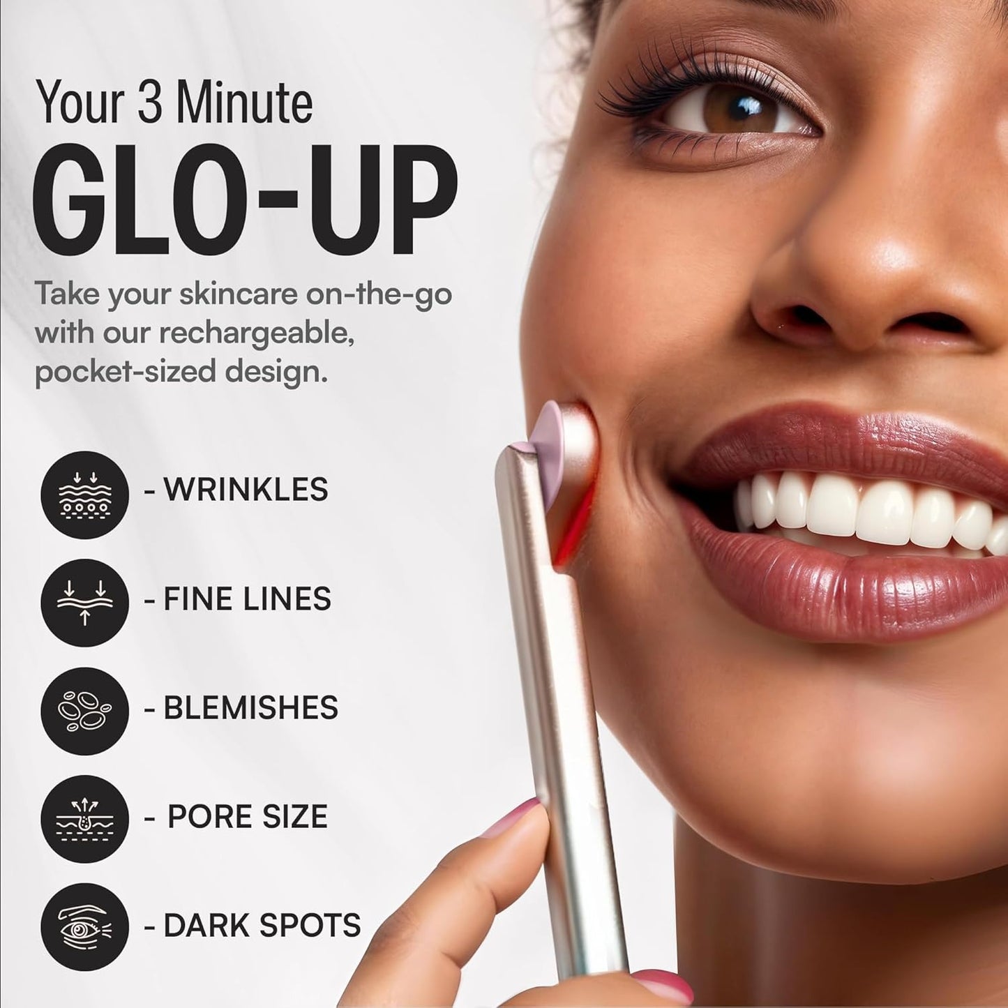 LumiGlow 4-in-1 Red Light Therapy Wand