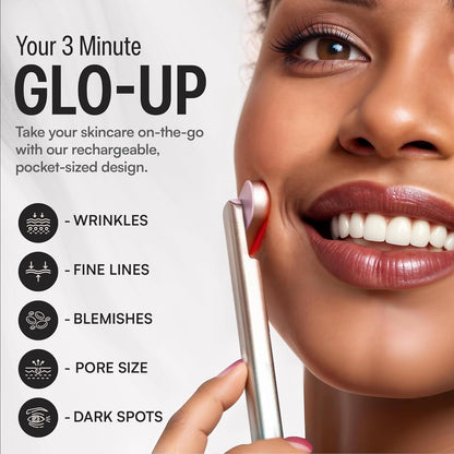 LumiGlow 4-in-1 Red Light Therapy Wand